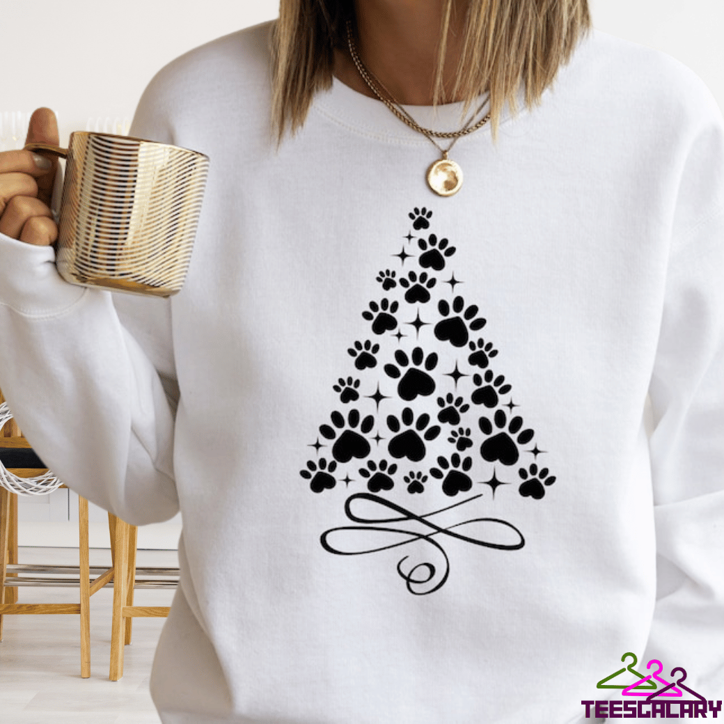 Christmas Tree Dog Mum Sweatshirt