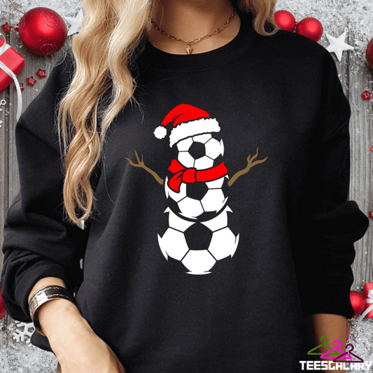 Football Snowman Christmas Sweatshirt