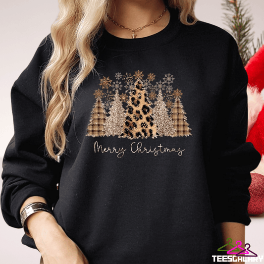 Christmas Tree Snowflakes Sweatshirts