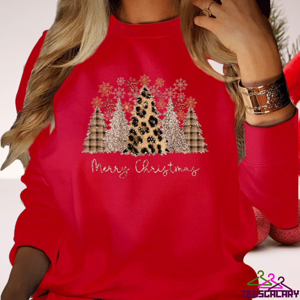 Christmas Tree Snowflakes Sweatshirts