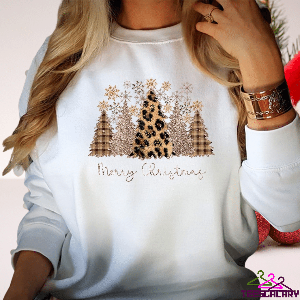 Christmas Tree Snowflakes Sweatshirts