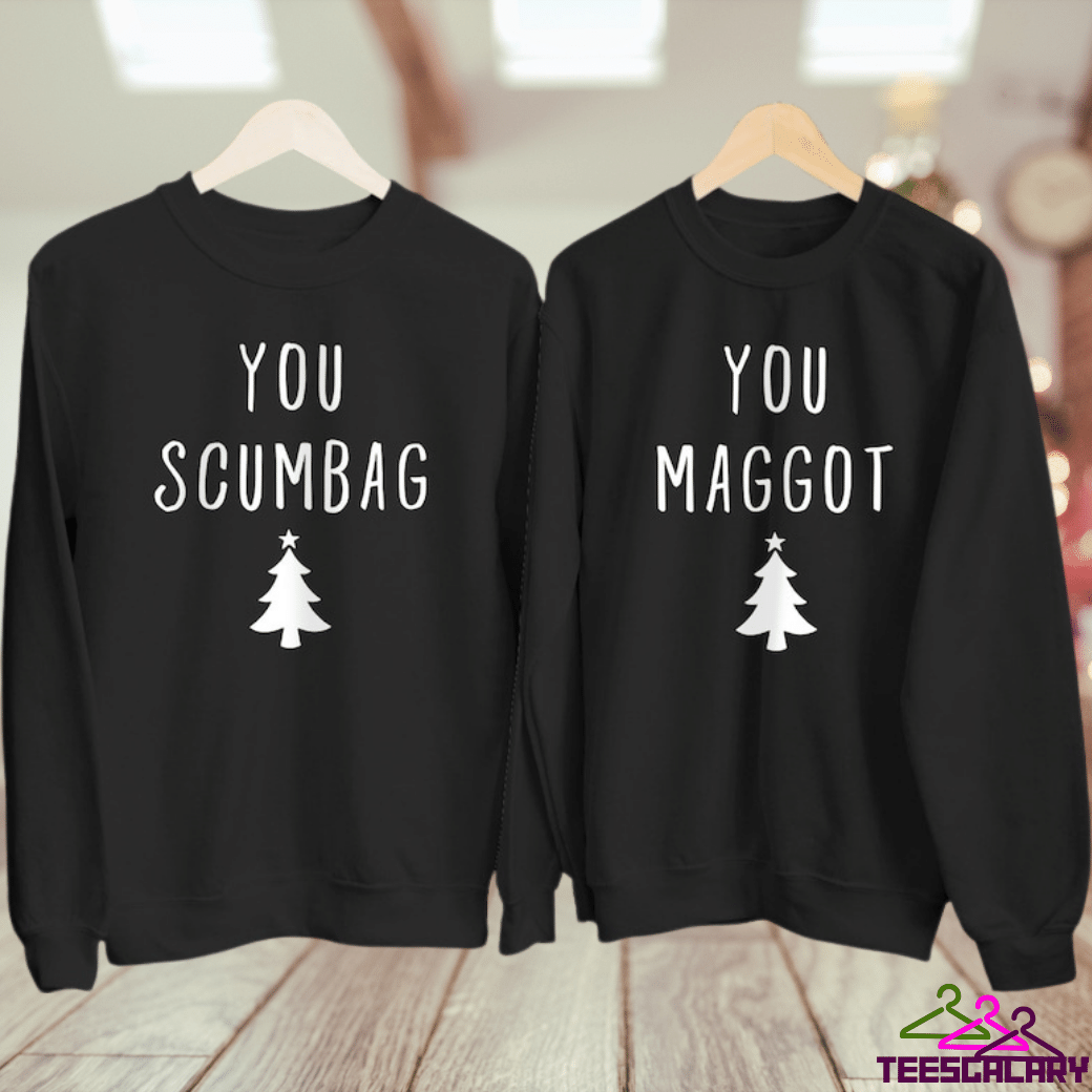 Funny Couple Matching Christmas Sweatshirts