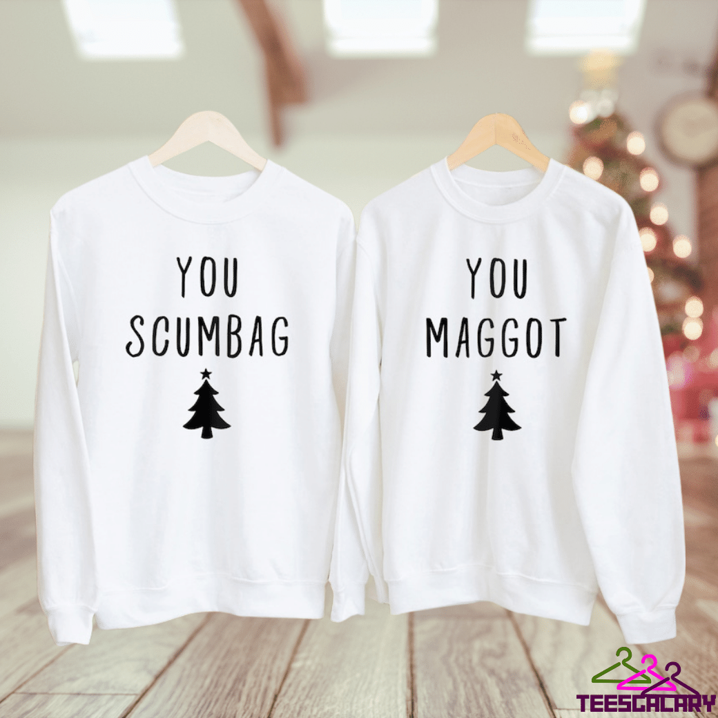 Funny Couple Matching Christmas Sweatshirts