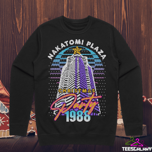 Nakatomi Plaza Party 1988 Christmas Sweatshirt