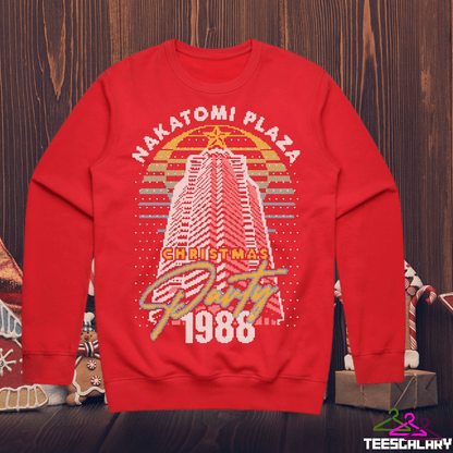 Nakatomi Plaza Party 1988 Christmas Sweatshirt