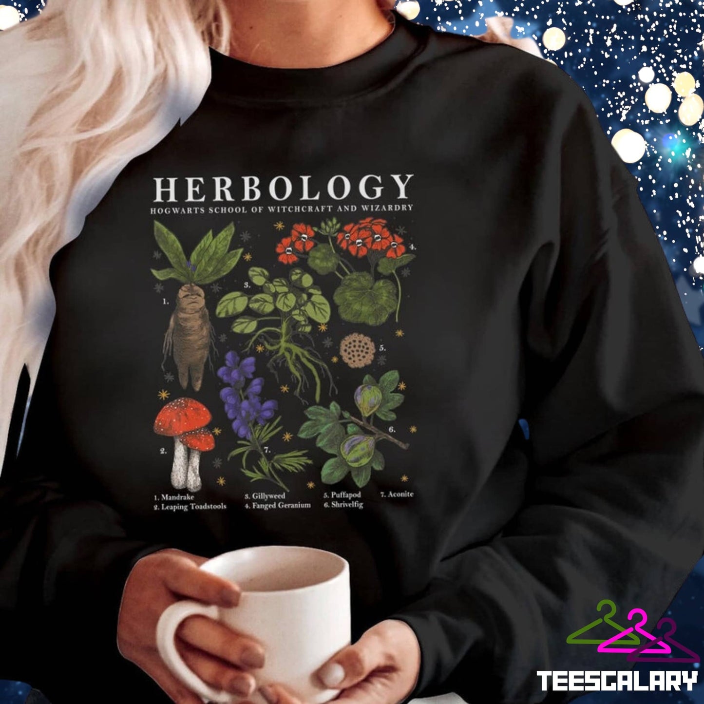 Herbology Plants Gardening Ladies Sweatshirt