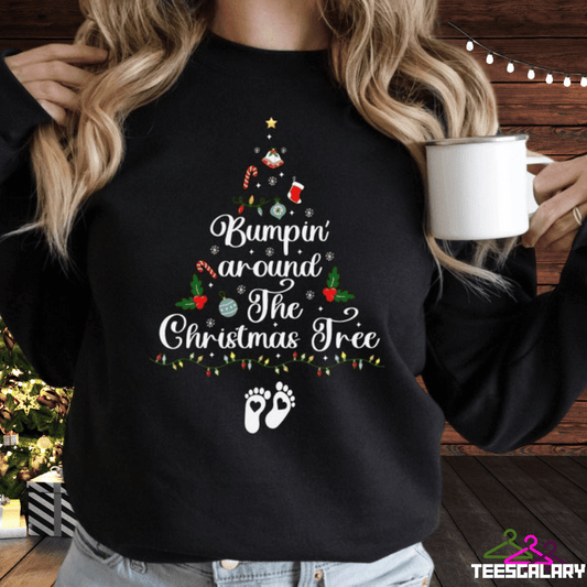 Christmas Tree Baby Reveal Sweatshirt