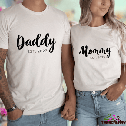 Daddy Mommy Christmas Wear Sweatshirts For Couple