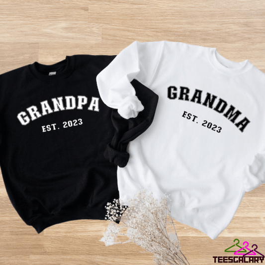 Grandma and Grandpa Pregnancy Reveal Sweatshirt