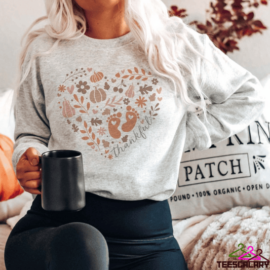 Thanksgiving Pregnancy Reveal Sweatshirt